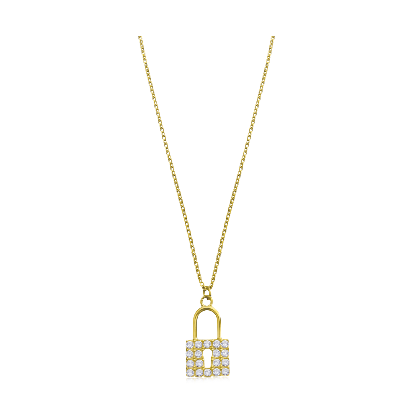 MUZI Lock Necklace