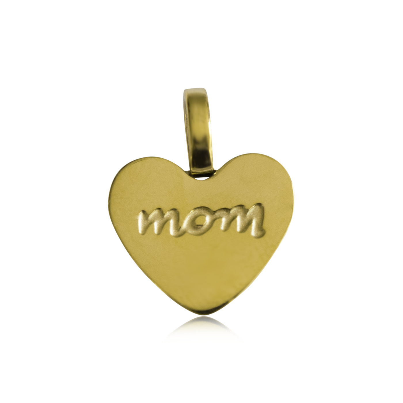 MOM Heart Charm