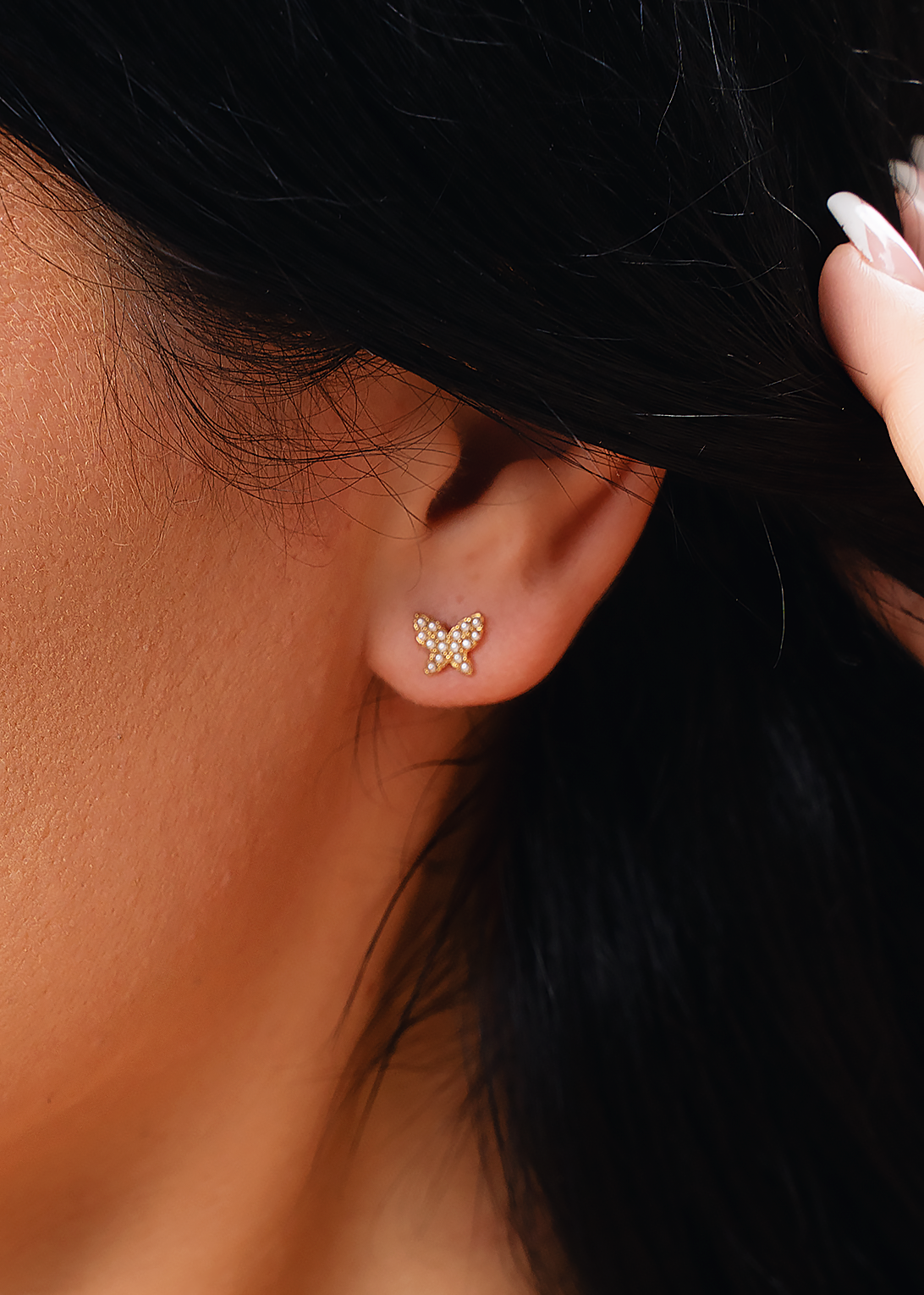 EDA Butterfly Studs