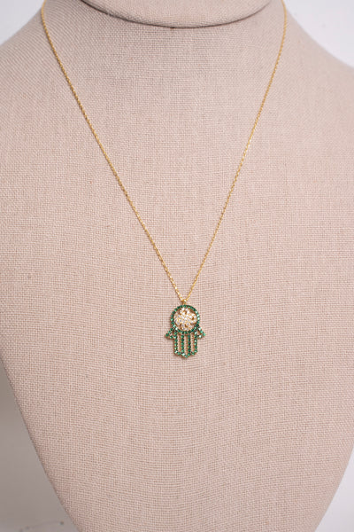 AZRA Hamsa Necklace