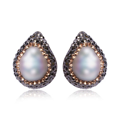 PEARL Oval Studs