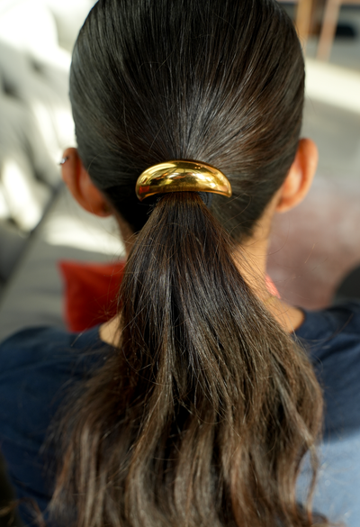 RIA Gold Hair Tie (Set of 2)