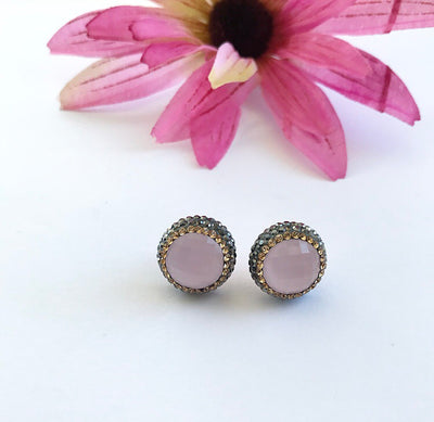 PINK Round Studs