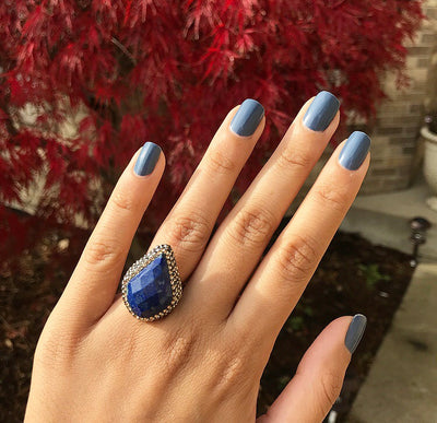 BLUE Lapis Ring