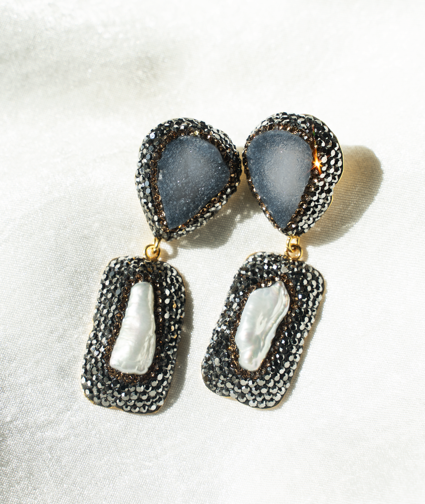 BLUE Chalcedony Earrings